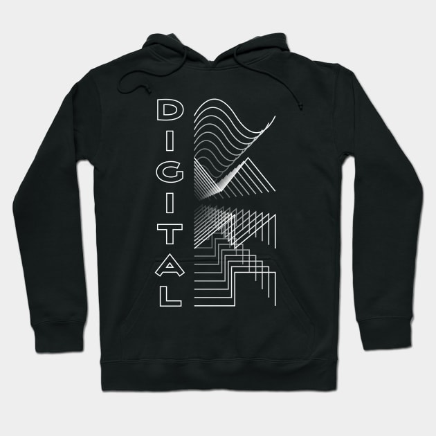 Digital Waveform Audio Analog Design Modular Gift Hoodie by star trek fanart and more